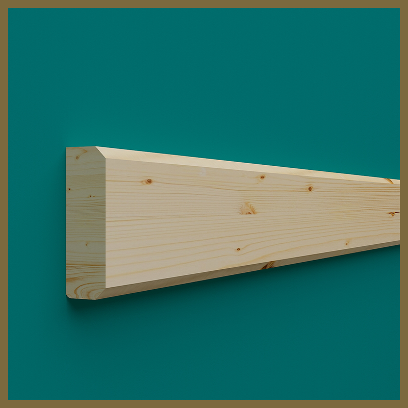 Pine 2x2 Dado Rail