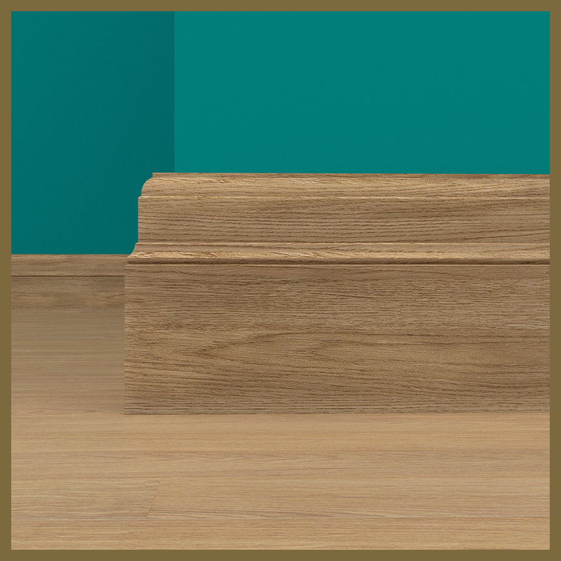 Antique 3 Walnut Skirting Board