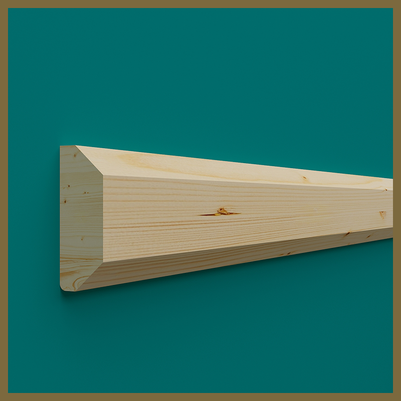 Pine Chamfer Dado Rail