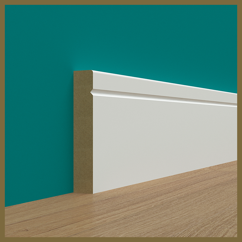 Pencil Round V 1 Groove Skirting Board