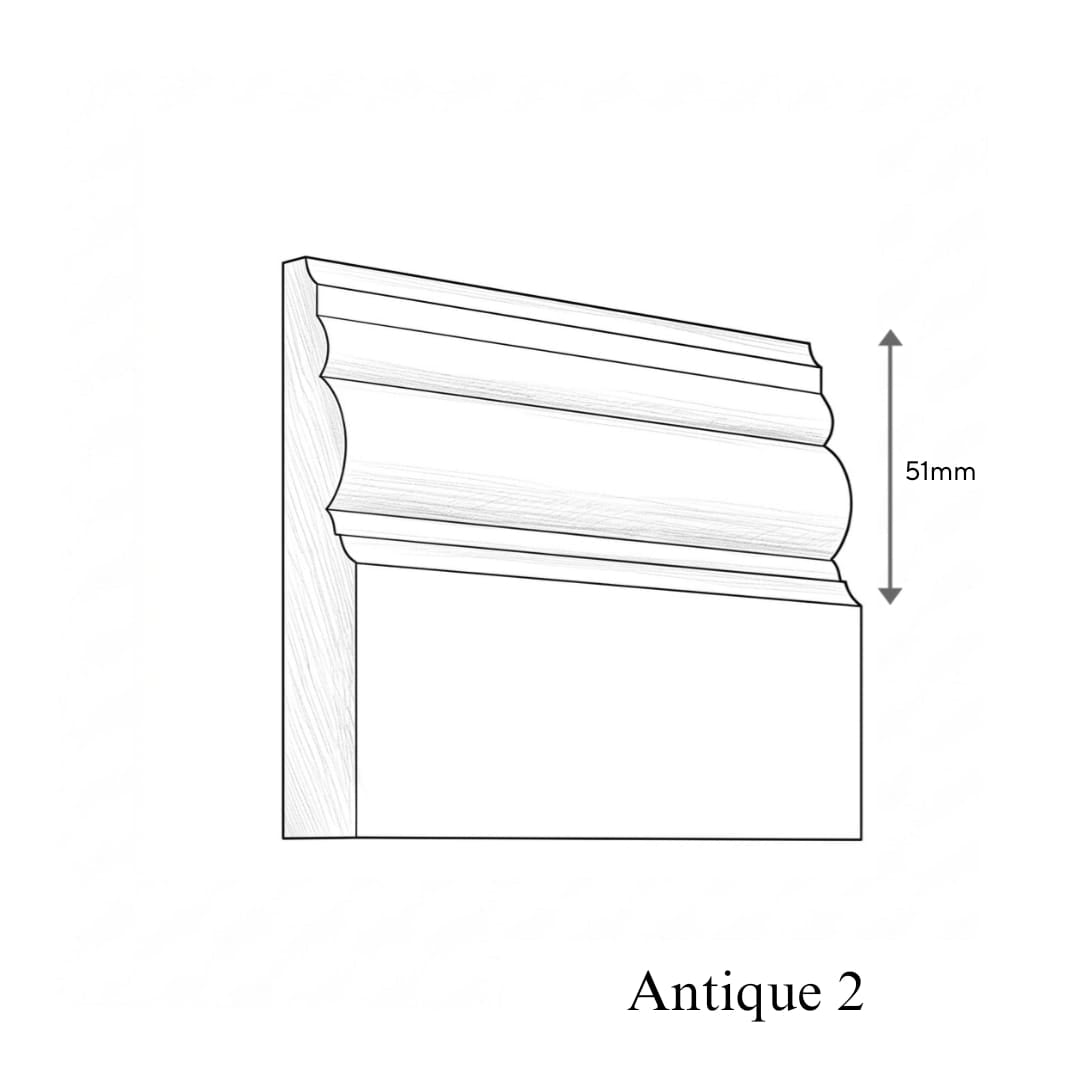 Antique 2 Skirting board
