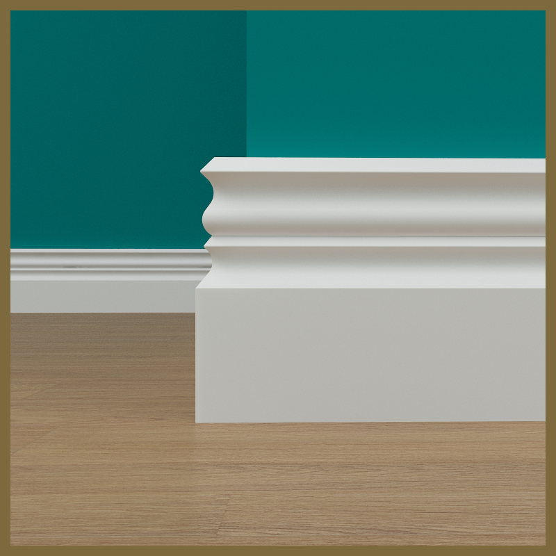 Profile 3 MDF Skirting Board