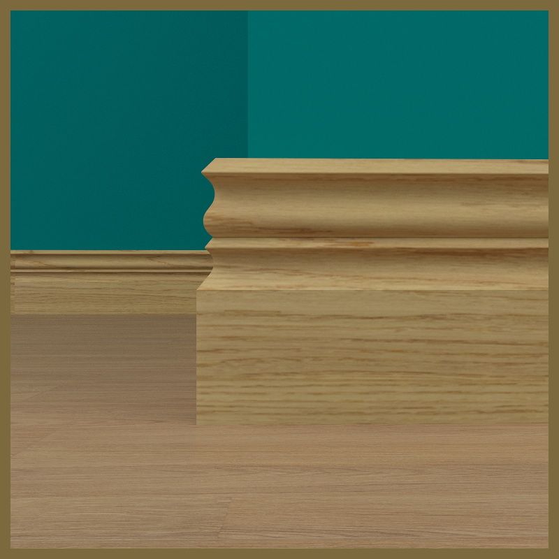 Profile 3 Oak Skirting Board