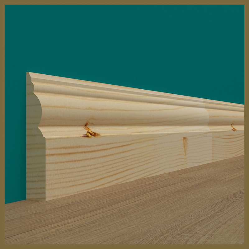 Elizabethen Pine Skirting Board