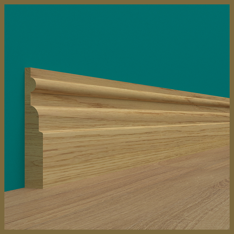 Reeded Oak Skirting Board