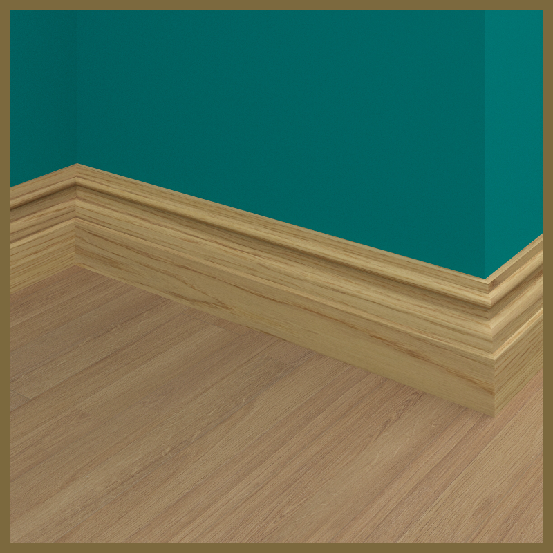 Reeded Oak Skirting Board