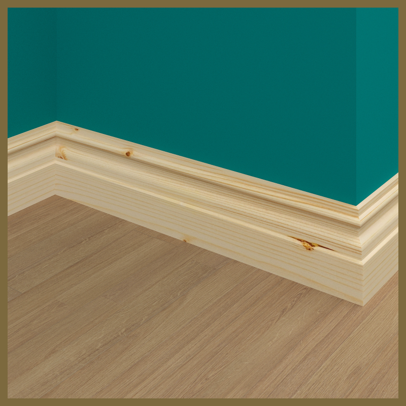 Reeded Pine Skirting Board