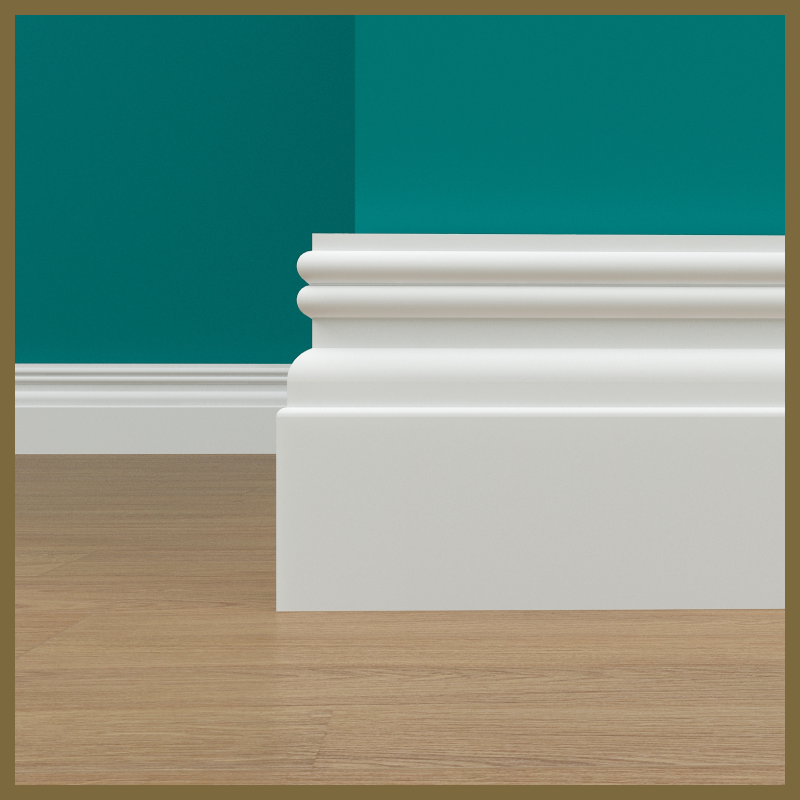 Reeded 2 Skirting Board