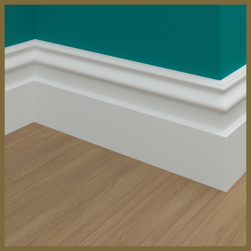 Large Victorian MDF Skirting Board
