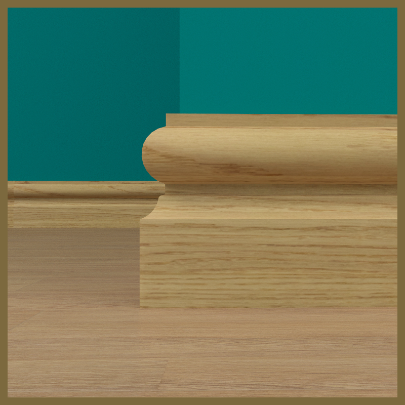 Milan Oak Skirting Board