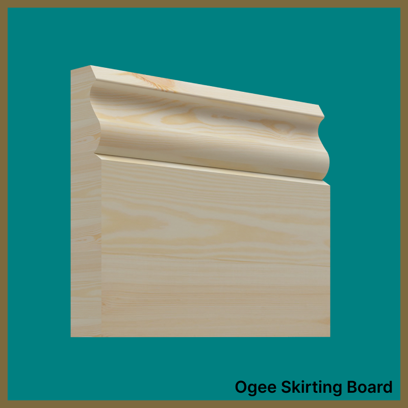 Ogee Pine Skirting Board