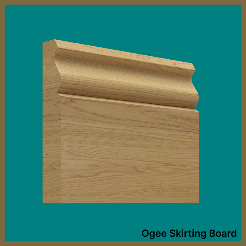 Ogee Oak Skirting Board