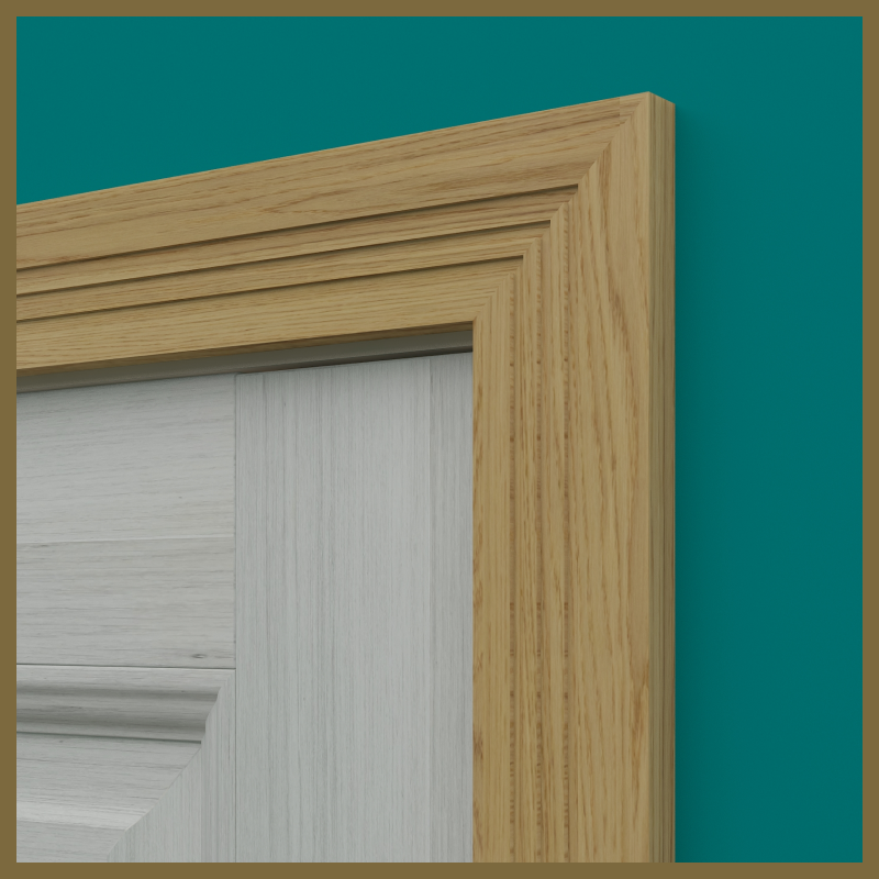Square Edge Groove 3 Oak Architrave