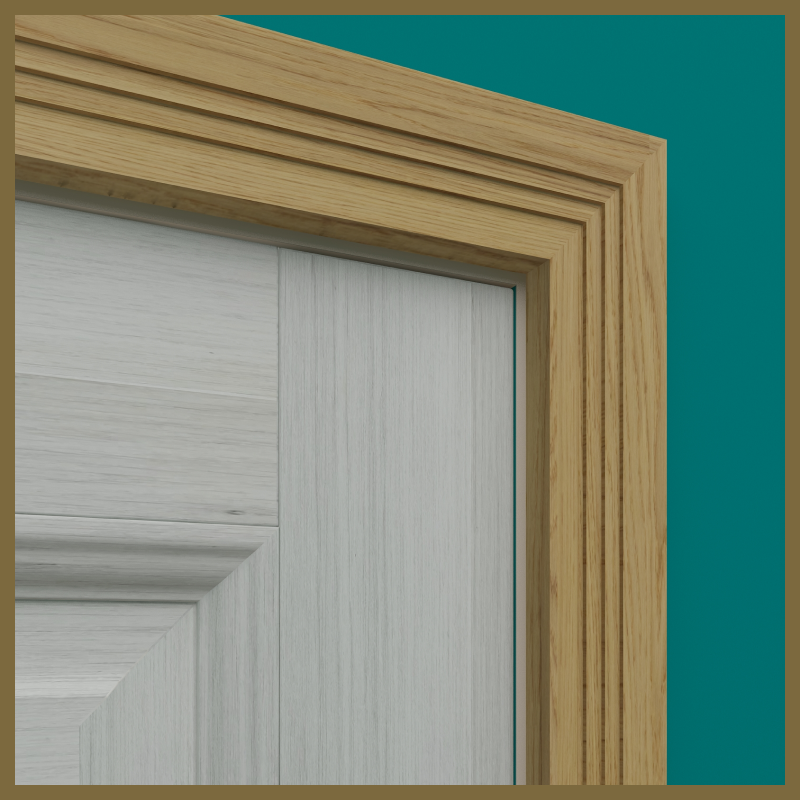 Square Edge Groove 3 Oak Architrave