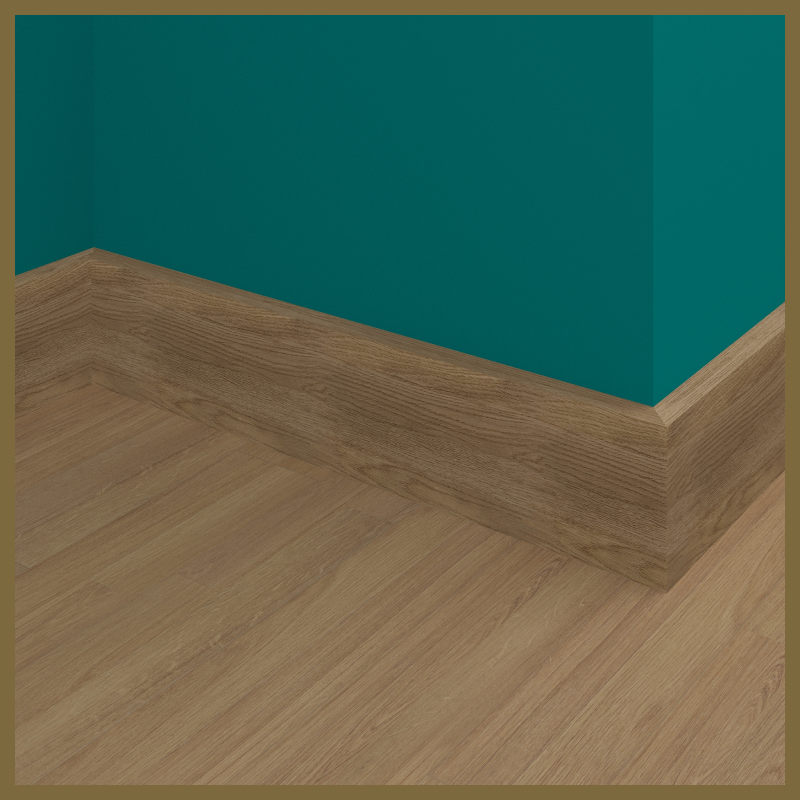 Square Edge Walnut Skirting Board