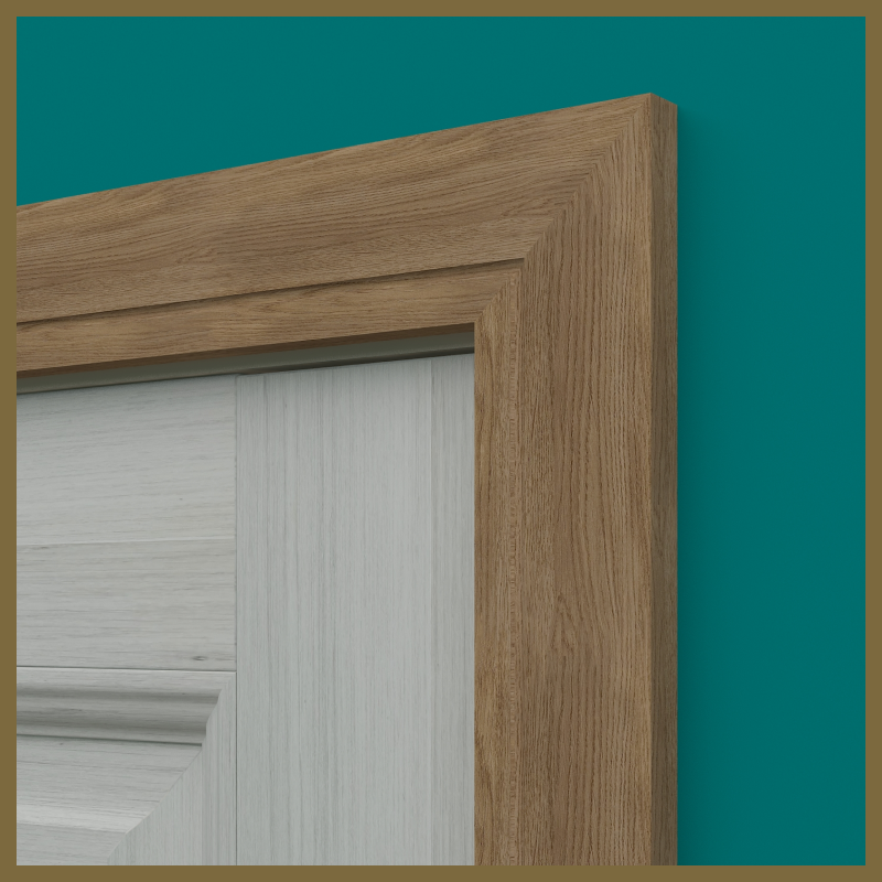 Square Edge C 1 Groove Walnut Architrave
