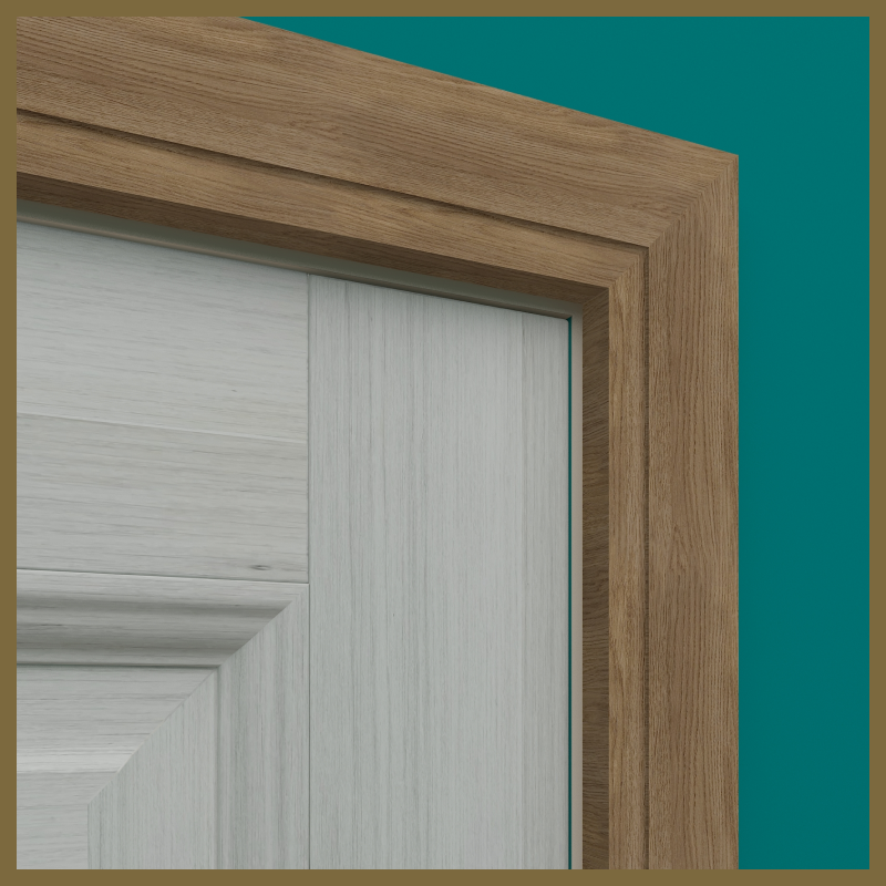Square Edge C 1 Groove Walnut Architrave