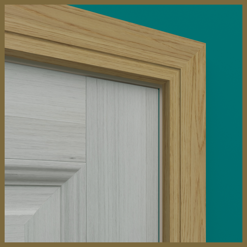 Square Edge C 1 Groove Oak Architrave