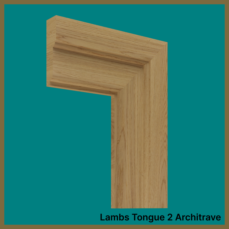 Lambs Tongue 2 Oak Architrave