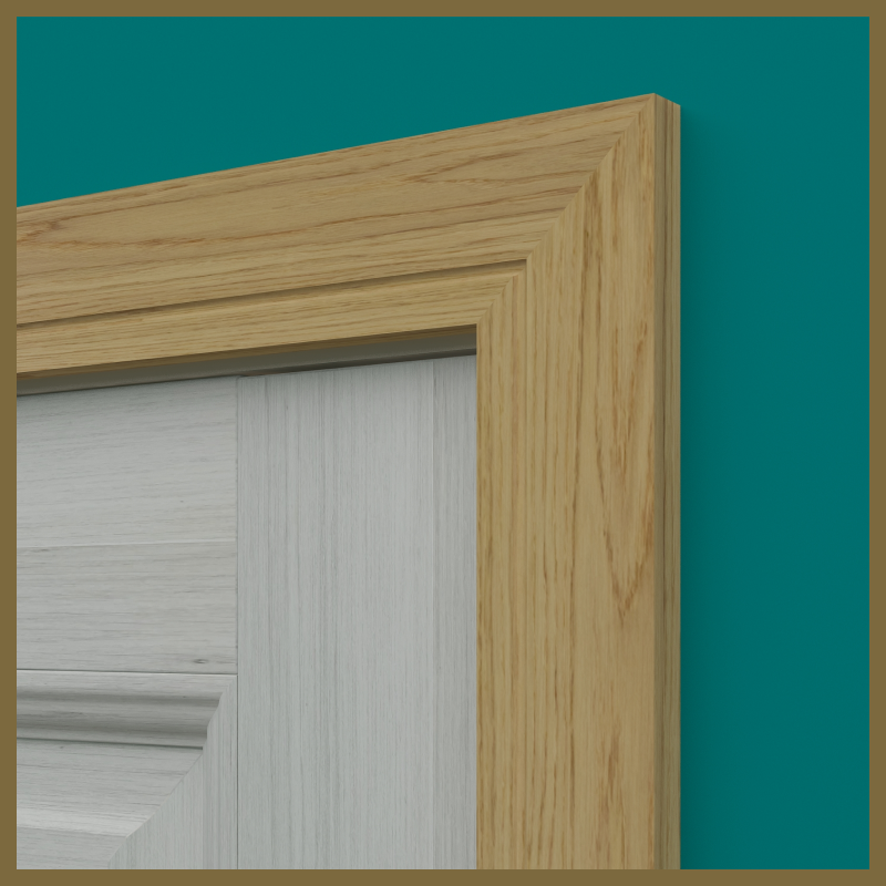 Square Edge C 1 Groove Oak Architrave