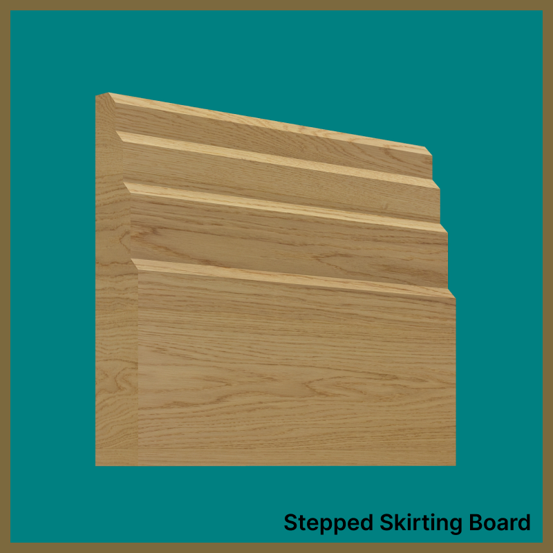 Stepped Oak Skirting Board