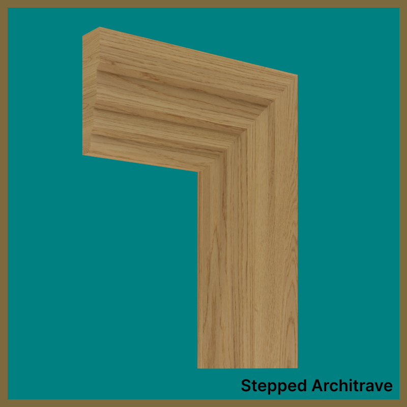 Stepped Oak Architrave