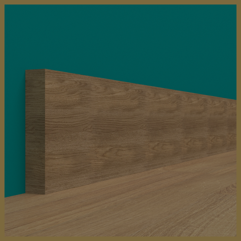 Square Edge Walnut Skirting Board