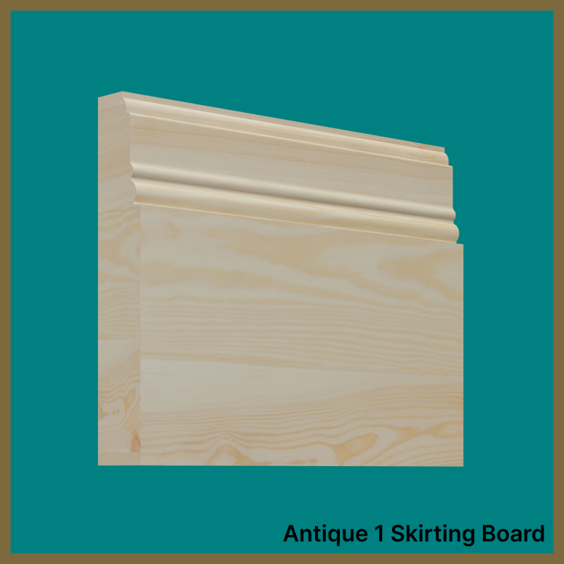 Antique 1 Pine Skirting Board