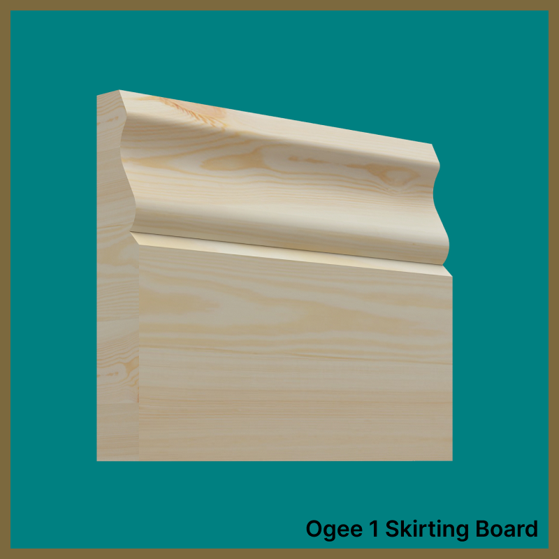 Ogee 1 Pine Skirting Board