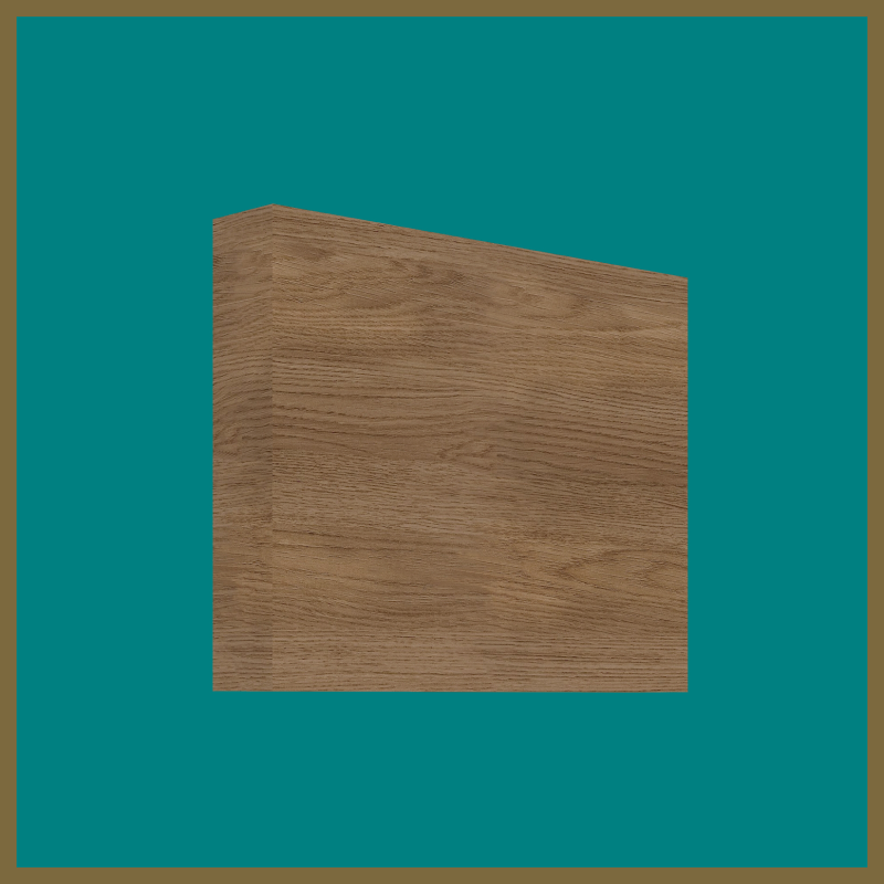 Square Edge Walnut Skirting Board