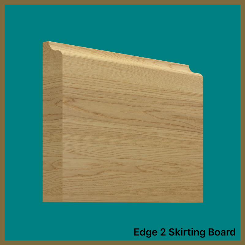 Edge 2 Oak Skirting Board