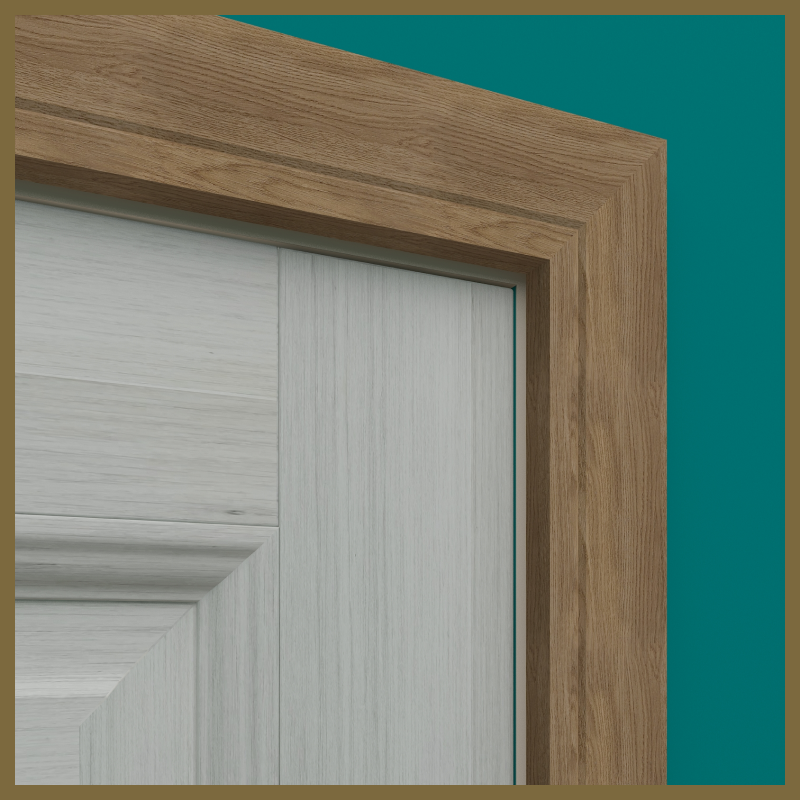 Square Edge V 1 Groove Walnut Architrave