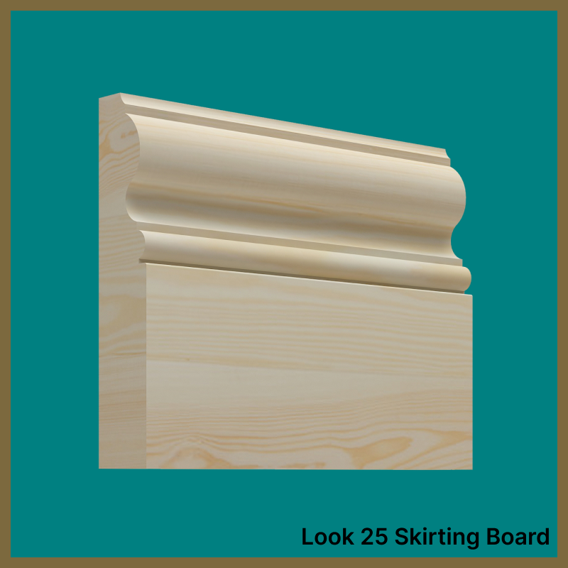 Look 25 Pine Skirting Board