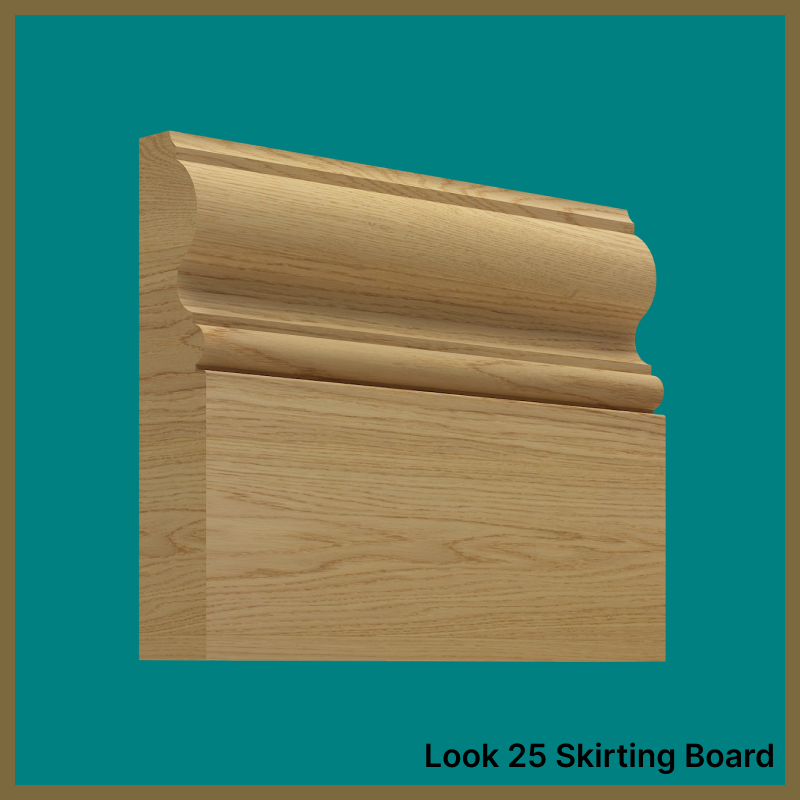 Look 25 Oak Skirting Board