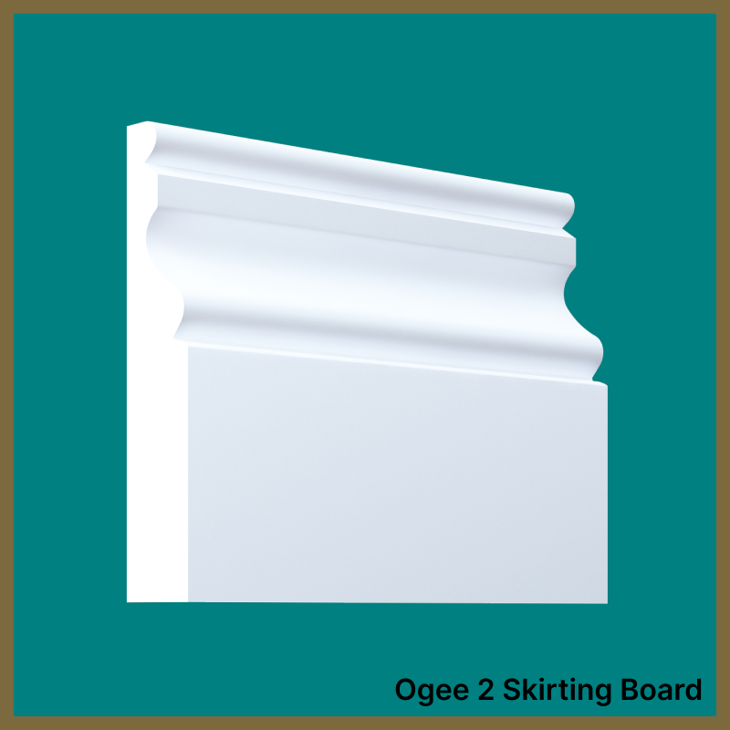 Ogee 2 MDF Skirting Board