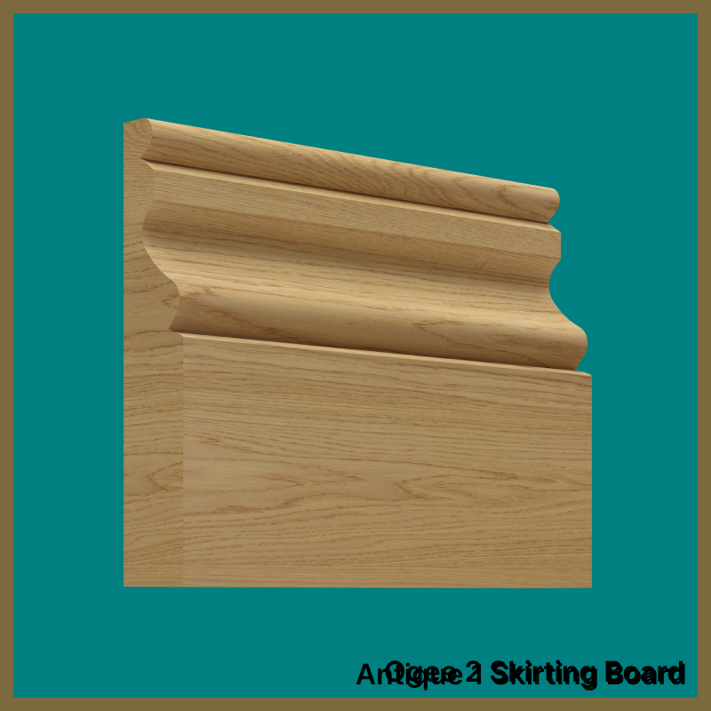 Ogee 2 Oak Skirting Board
