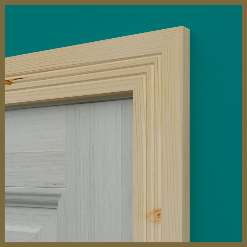 Square Edge V 3 Groove Pine Architrave