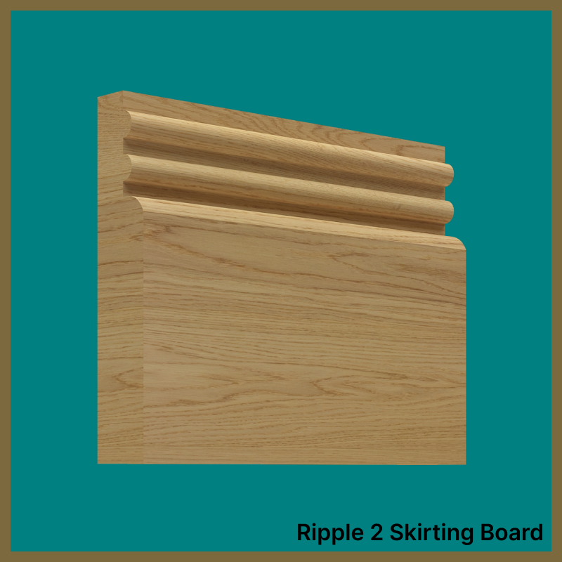 Ripple 2 Oak Skirting Board
