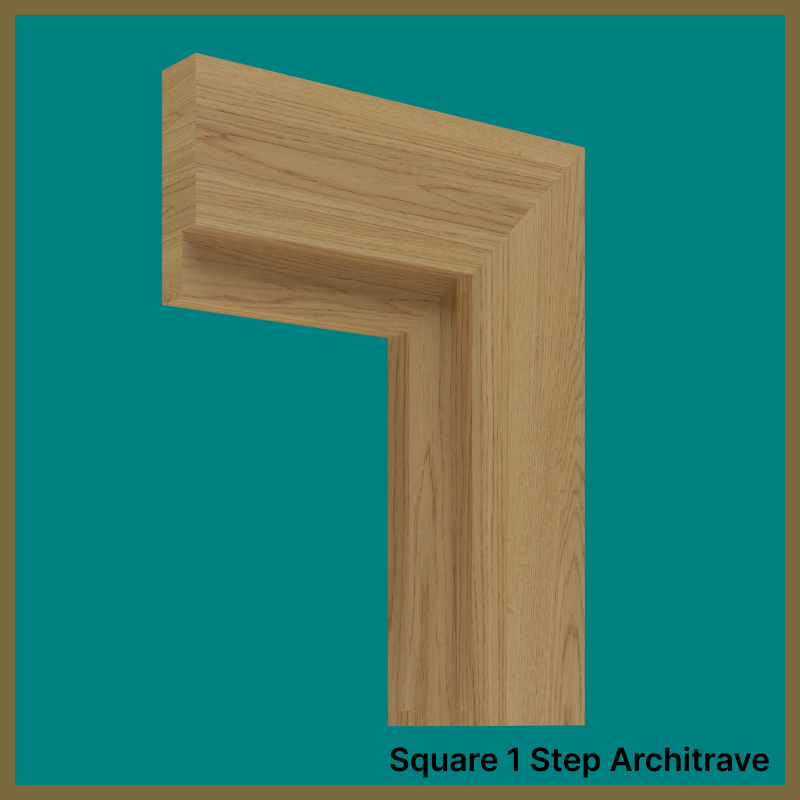 Square 1 Step Oak Architrave