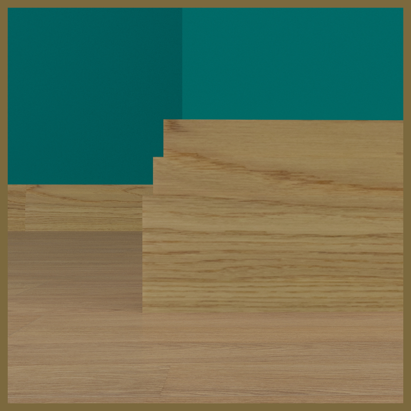 Square 2 Step Oak Skirting Board