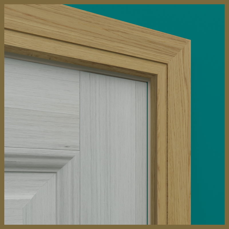 Square Edge Groove 1 Oak Architrave