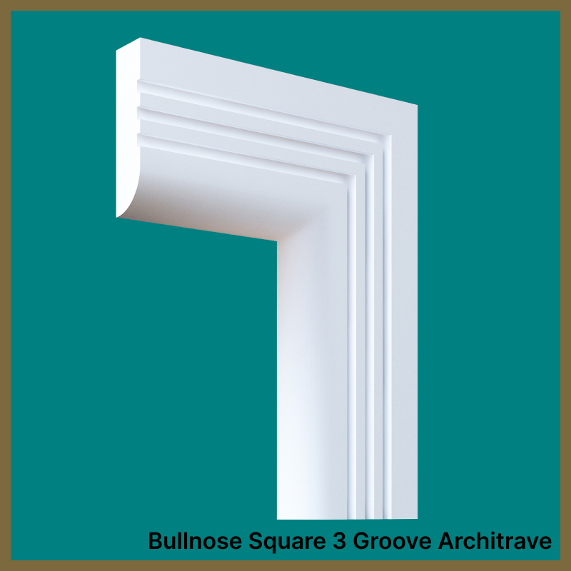 Bullnose 3 Groove Architrave