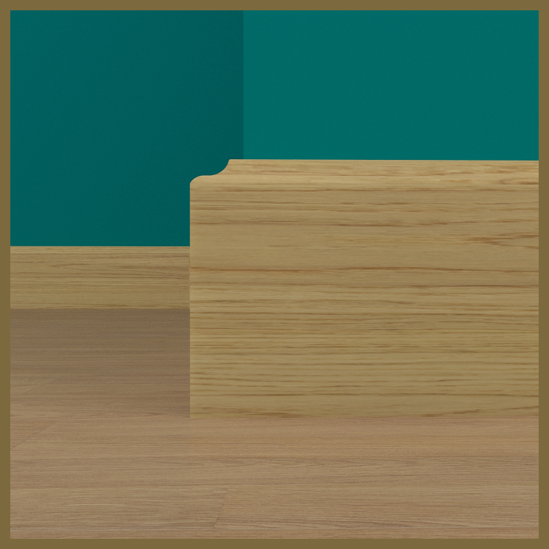 Edge 2 Oak Skirting Board