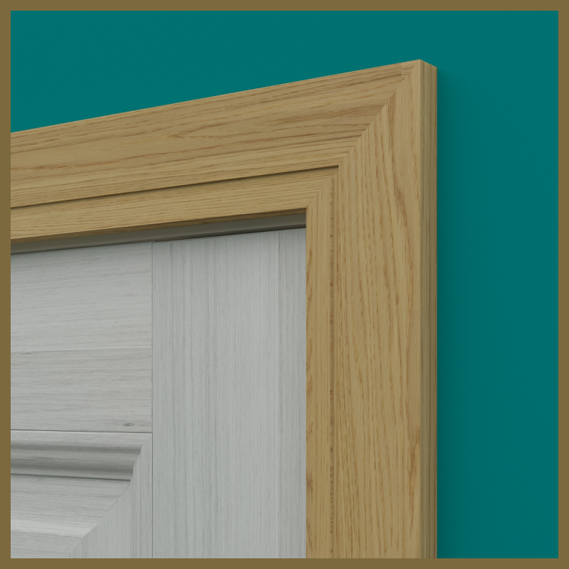 Square Edge Groove 1 Oak Architrave