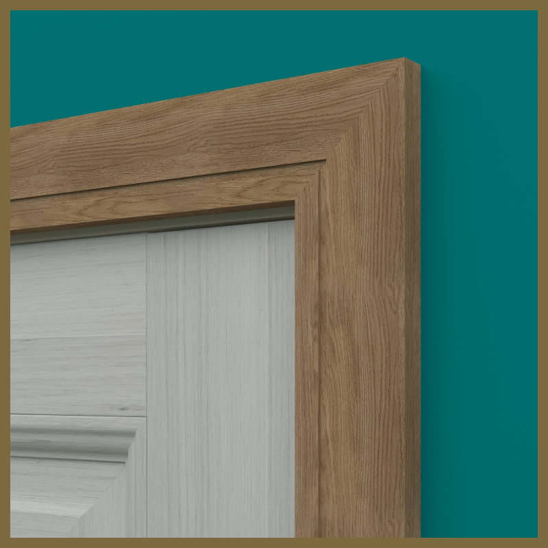 Square Edge Groove 1 Walnut Architrave