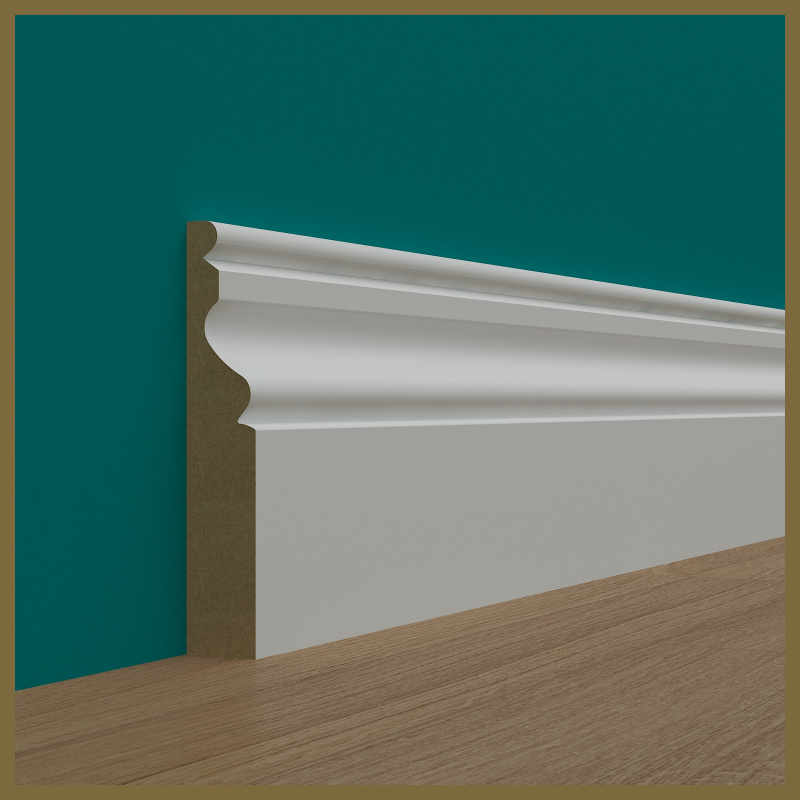Ogee 2 MDF Skirting Board