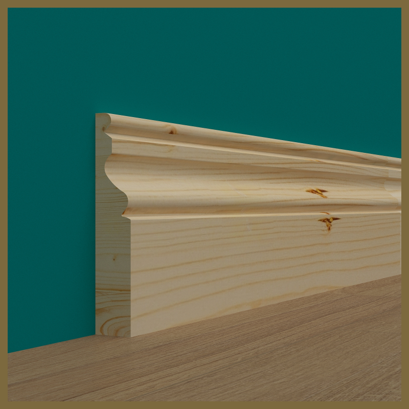 Ogee 2 Pine Skirting Board