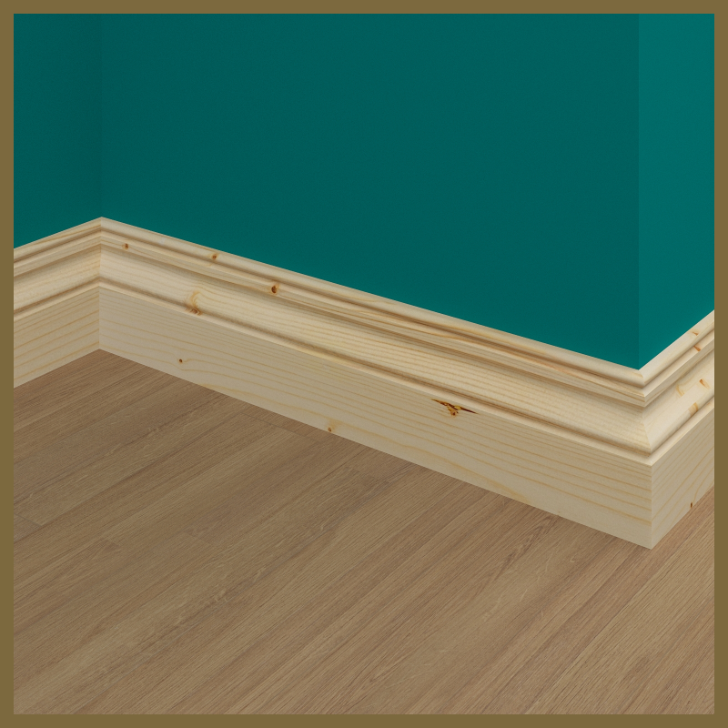 Ogee 2 Pine Skirting Board