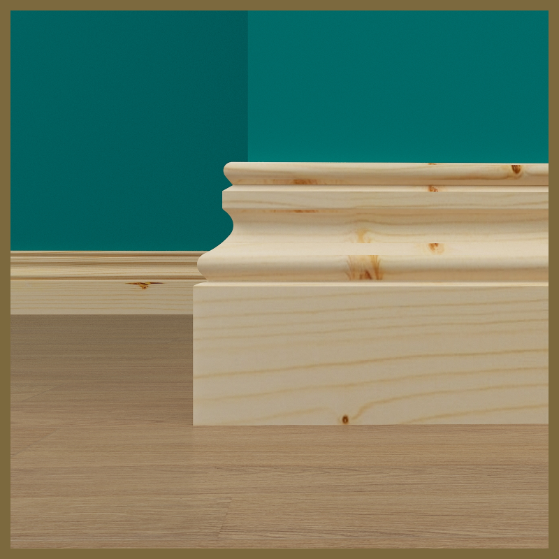 Ogee 2 Pine Skirting Board