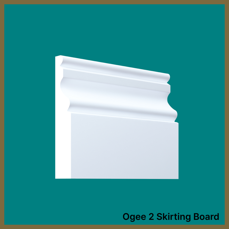 Ogee 2 MDF Skirting Board
